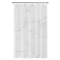 GoodHome Elland Marble Shower curtain (L)2000mm