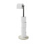 GoodHome Elland Matt Brushed Terrazzo effect Freestanding Toilet roll holder stand (H)690mm (W)215mm