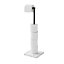 GoodHome Elland Matt Marble effect Freestanding Toilet roll holder stand (H)685mm (W)200mm