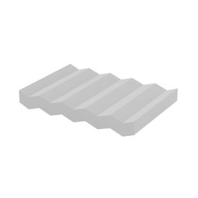 GoodHome Elland Vapor Grey Concrete effect Concrete & polyresin Soap dish (W)12cm