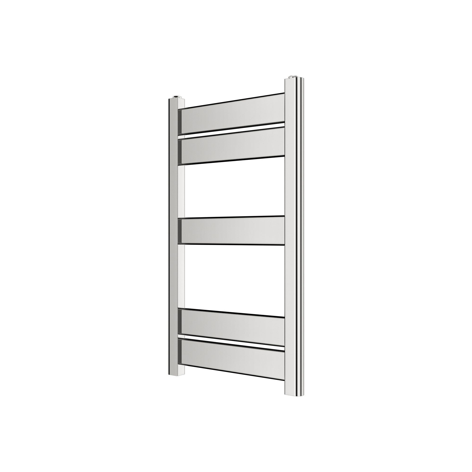 GoodHome Ellesmere Vertical Flat Towel radiator (W)400mm x (H)700mm