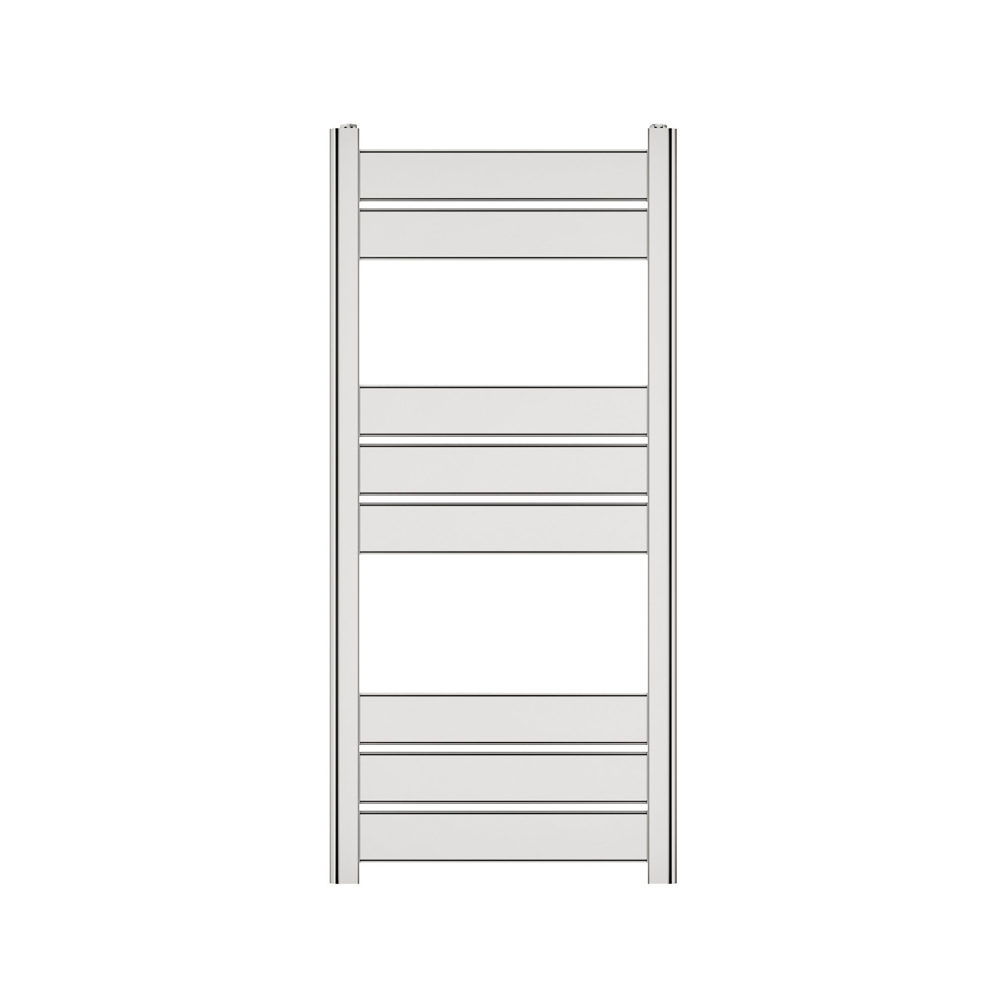 GoodHome Ellesmere Vertical Flat Towel radiator (W)450mm x (H)974mm