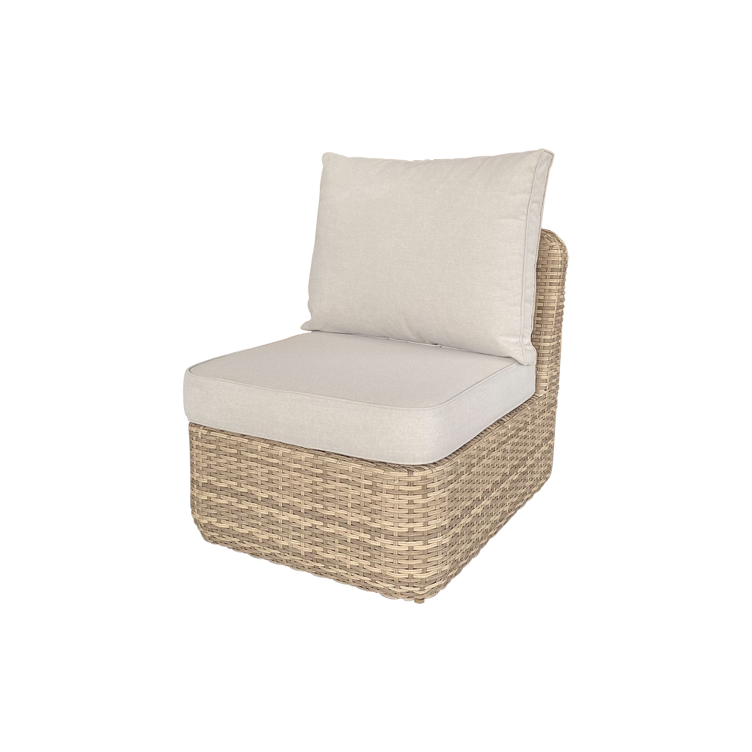 GoodHome Elos Matt Beige 4 Seater Modular Coffee set