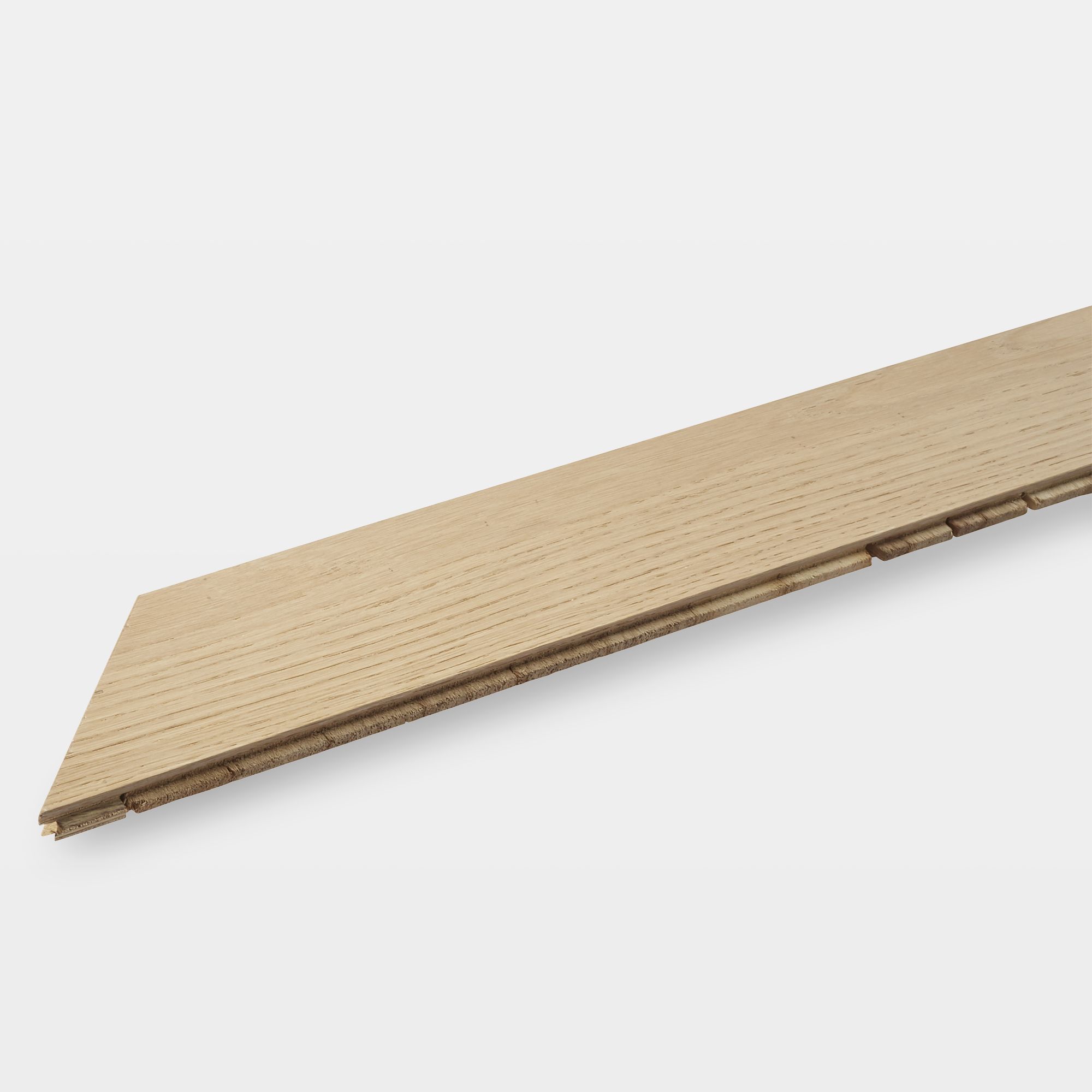 GoodHome Eslov Natural wood effect Oak & poplar Engineered Real wood top layer flooring, 1.75m² Pack of 36