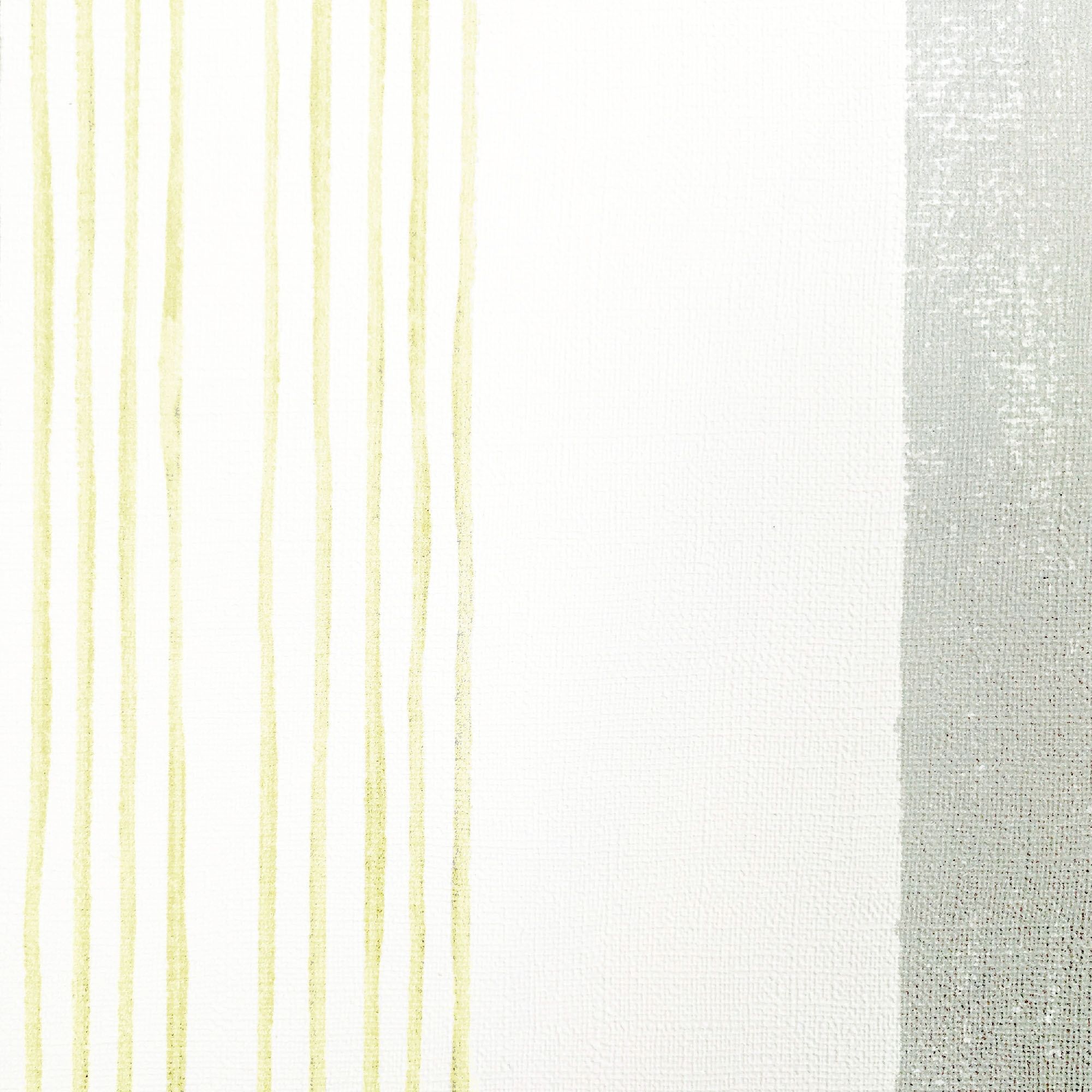 GoodHome Eulophia Grey & yellow Striped Textured Wallpaper Sample