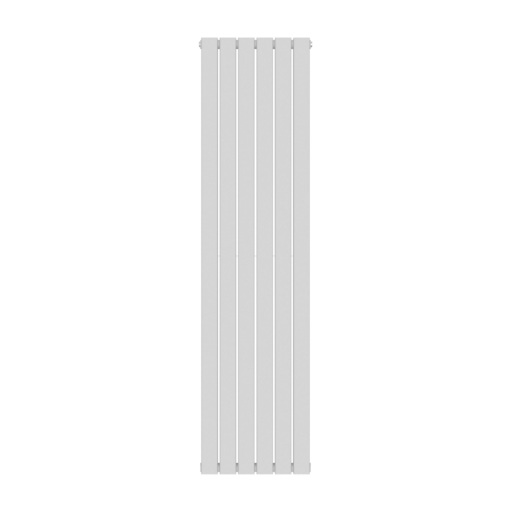 GoodHome Faringdon White Vertical Designer Radiator, (W)456mm x (H)1800mm