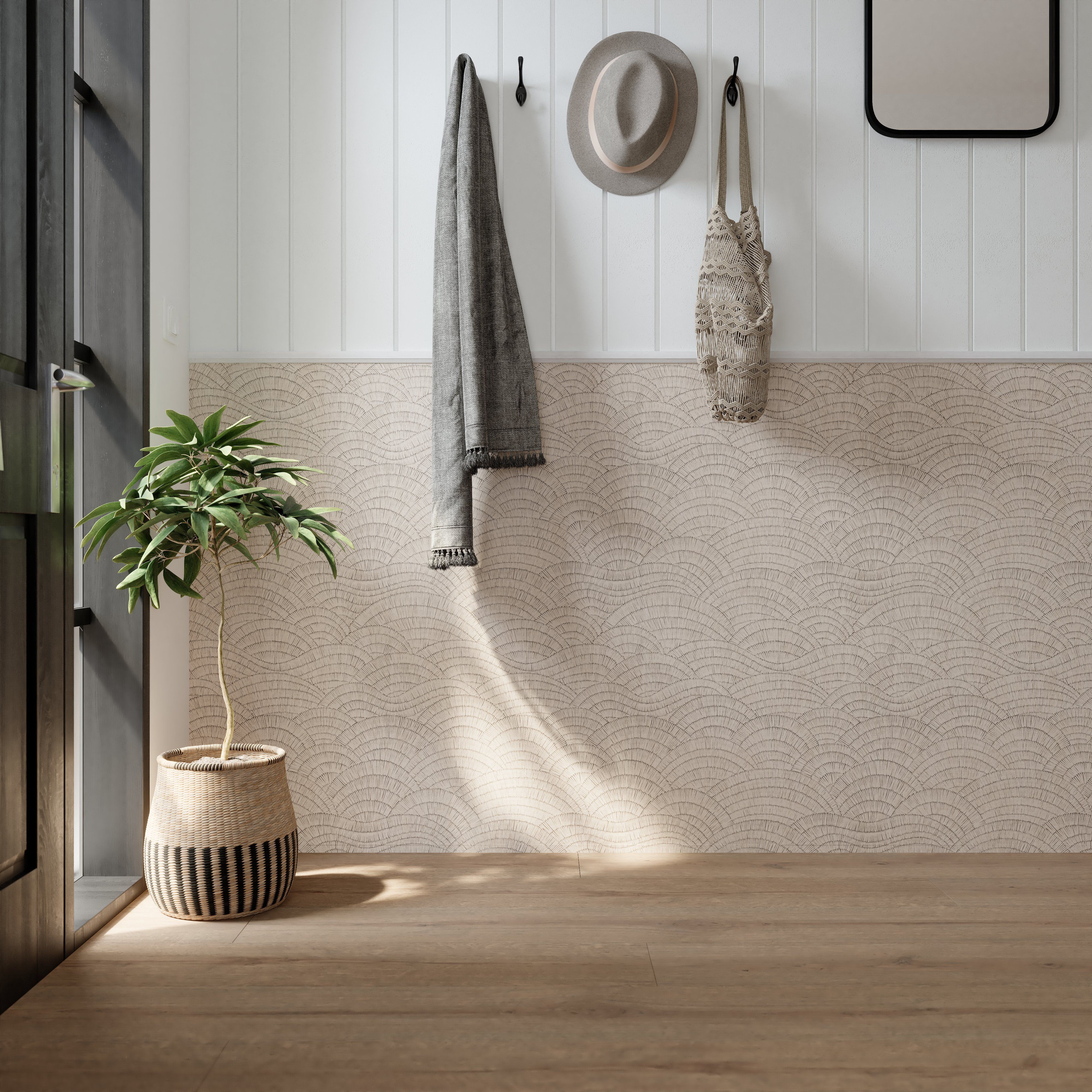 GoodHome Faversham Natural oak effect Structured Laminate Flooring, 1.99m²