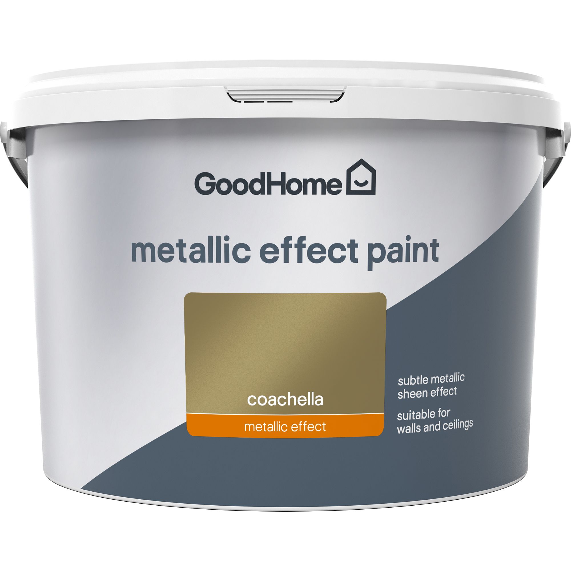 GoodHome Feature wall Coachella Metallic effect Emulsion paint, 2L