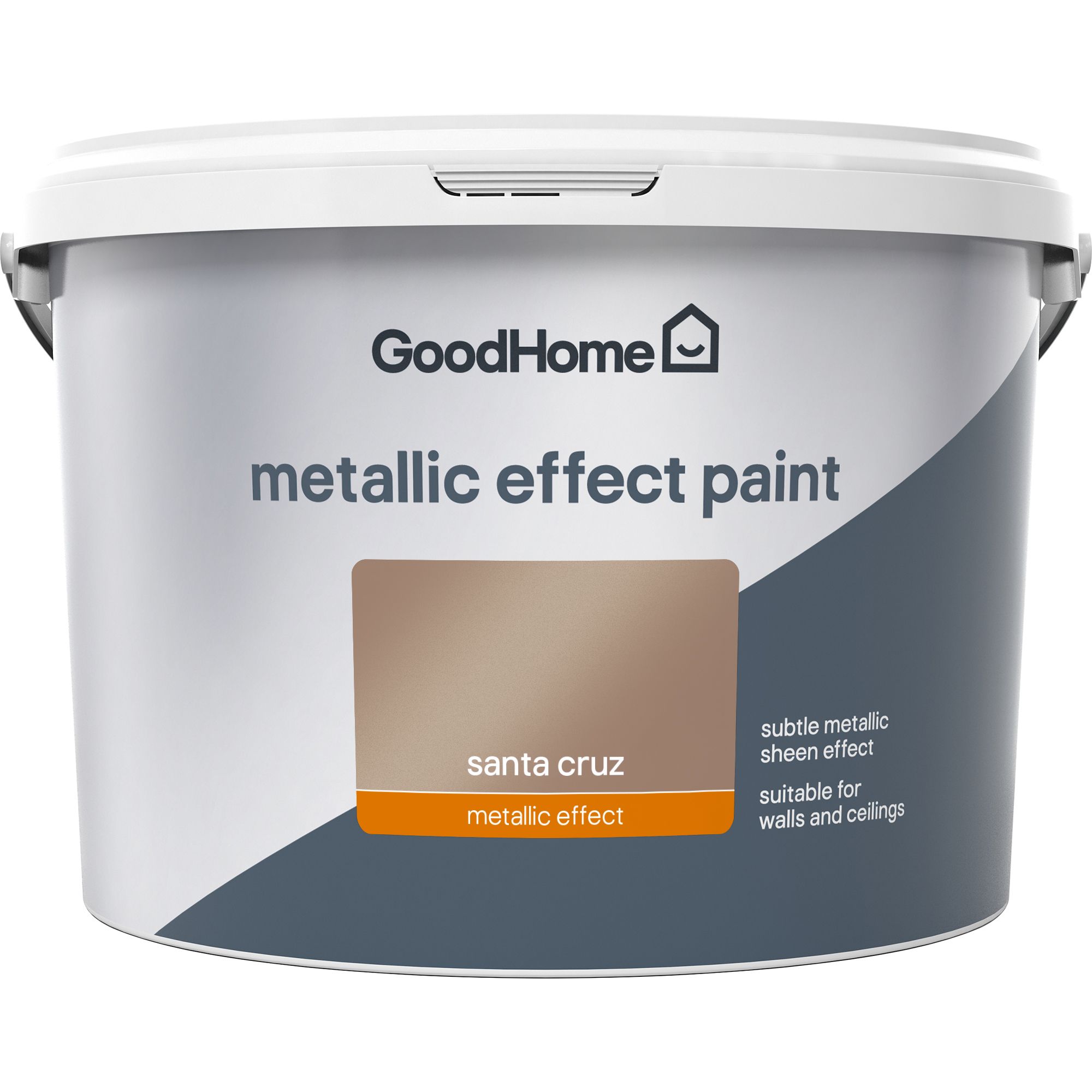GoodHome Feature wall Santa cruz Metallic effect Emulsion paint, 2L