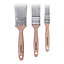 GoodHome Fine filament tip Paint brush, Set of 3 - 1" 1½" & 2"