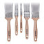 GoodHome Fine filament tip Paint brush, Set of 5 - 0.5" 1" 1.5" & 2"