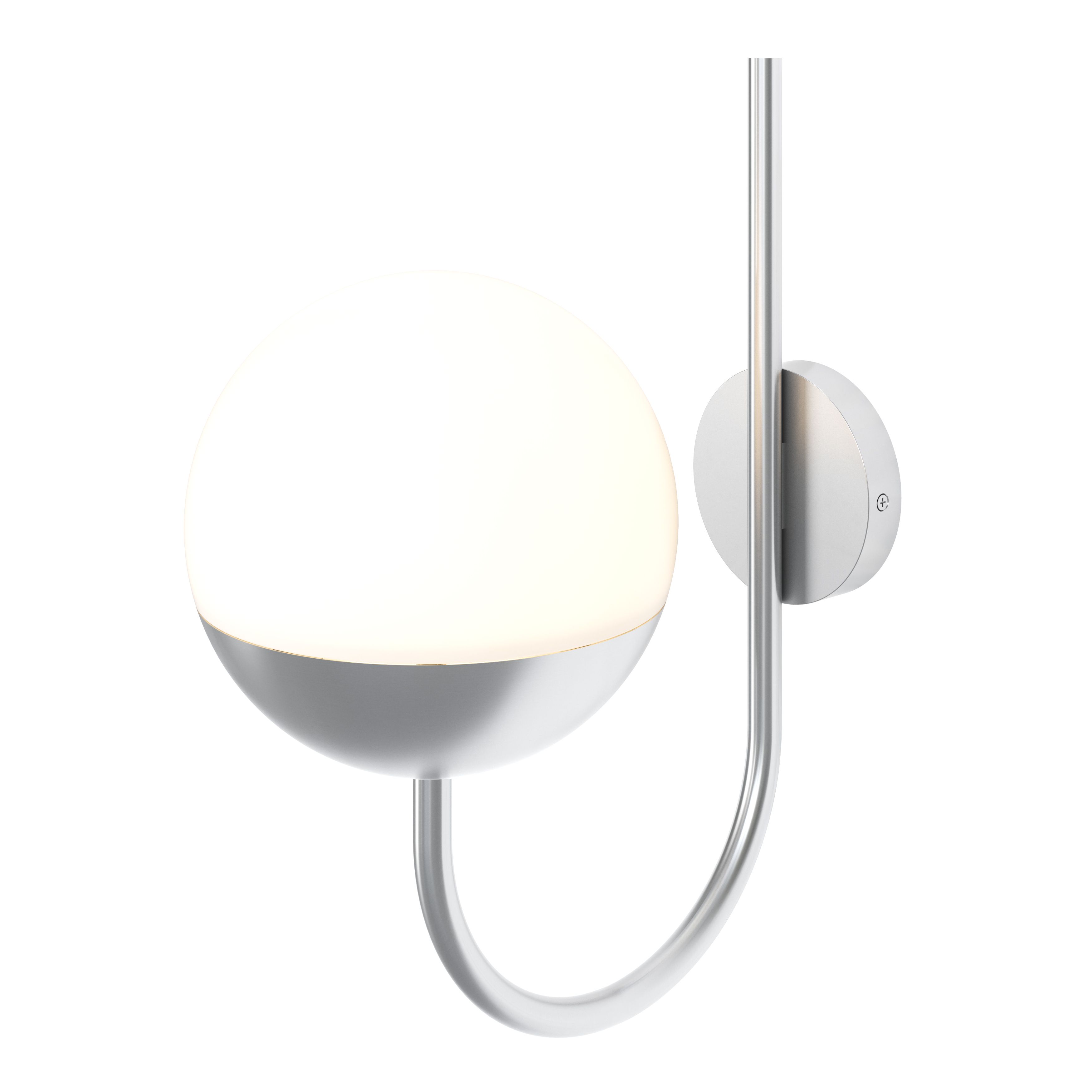 GoodHome Fixed Stainless steel Mains-powered Outdoor Wall light (Dia)20.5cm