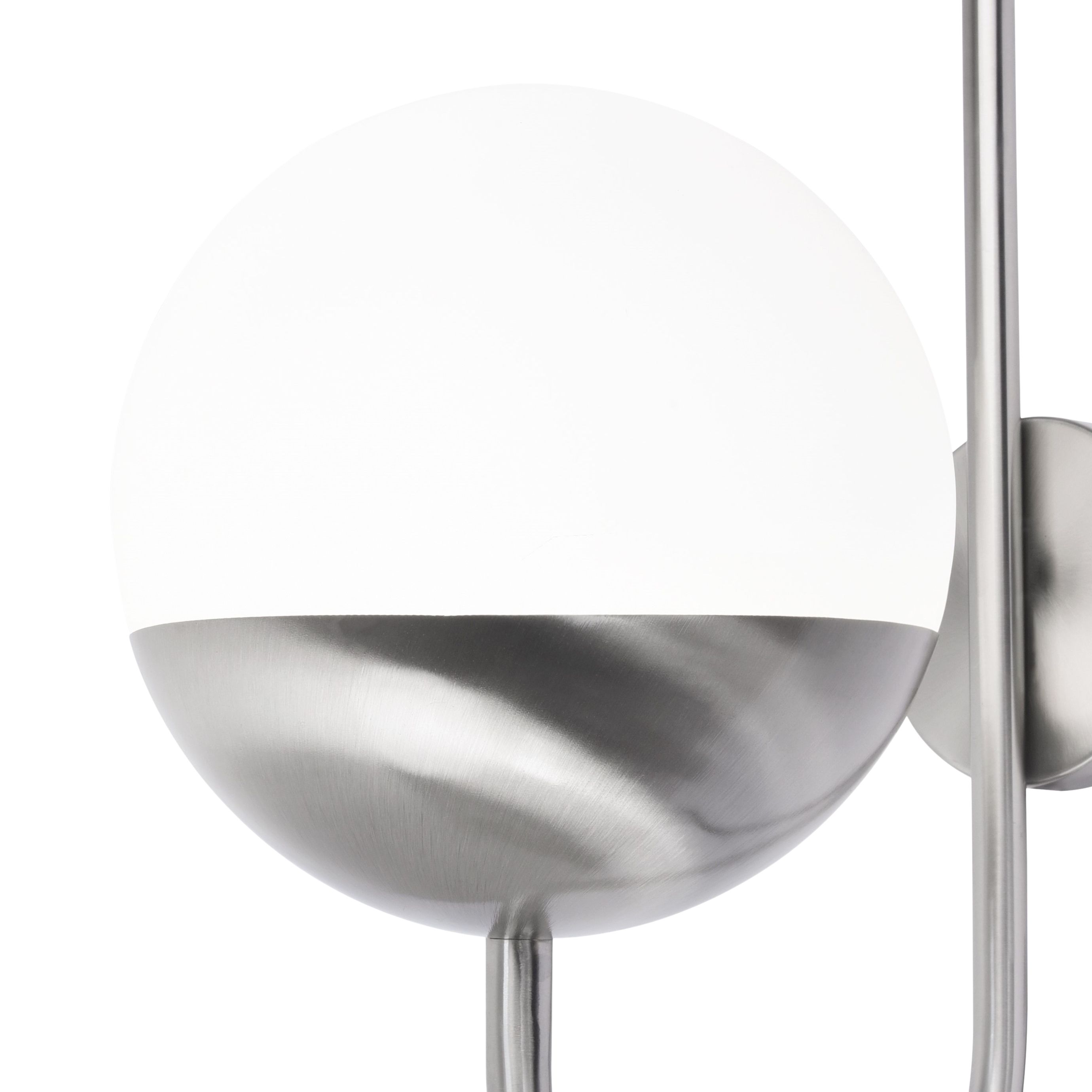 GoodHome Fixed Stainless steel Mains-powered Outdoor Wall light (Dia)20.5cm