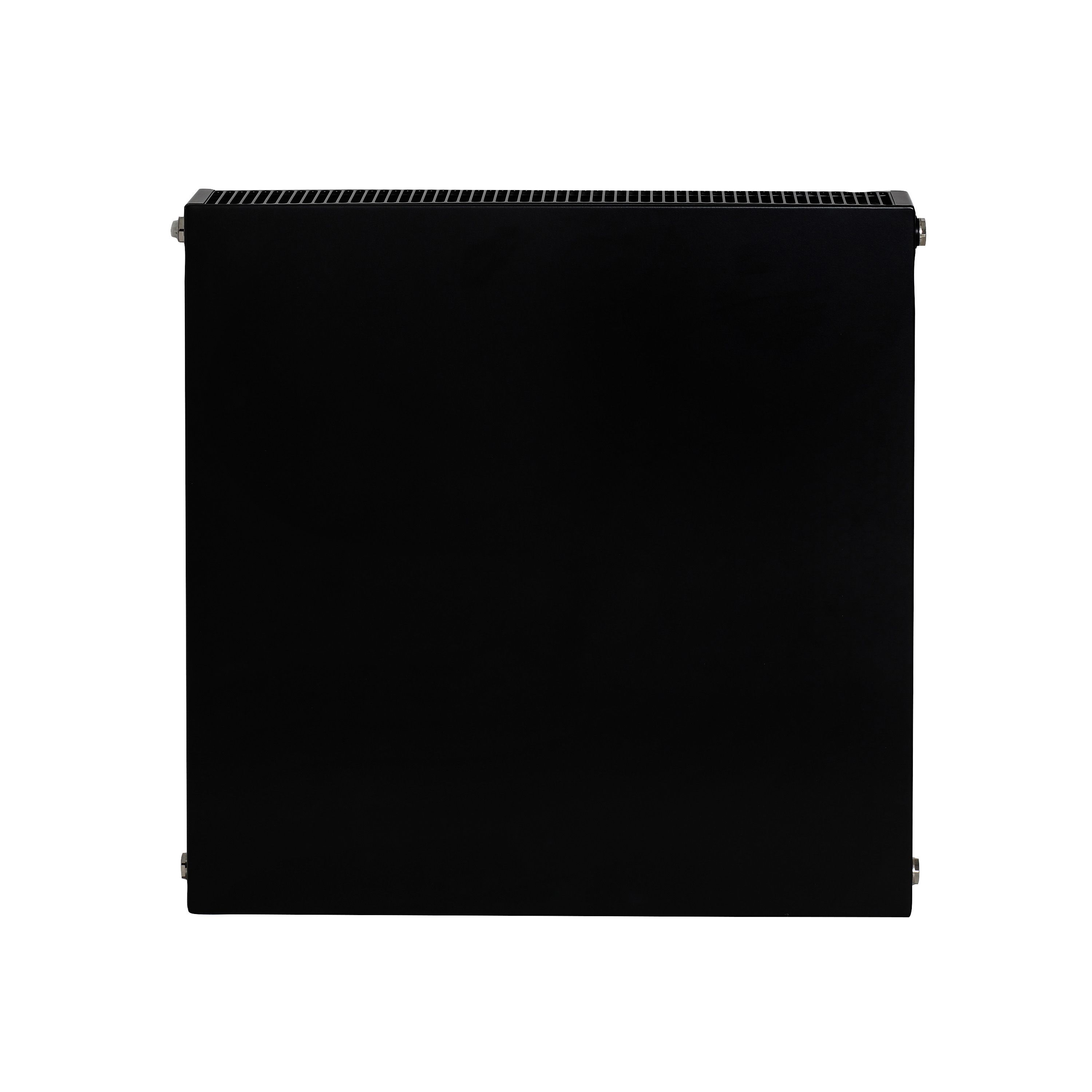 GoodHome Flat Black Type 22 Double Panel Radiator, (W)600mm x (H)600mm