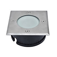 GoodHome Flax Stainless steel Integrated LED Outdoor Ground light