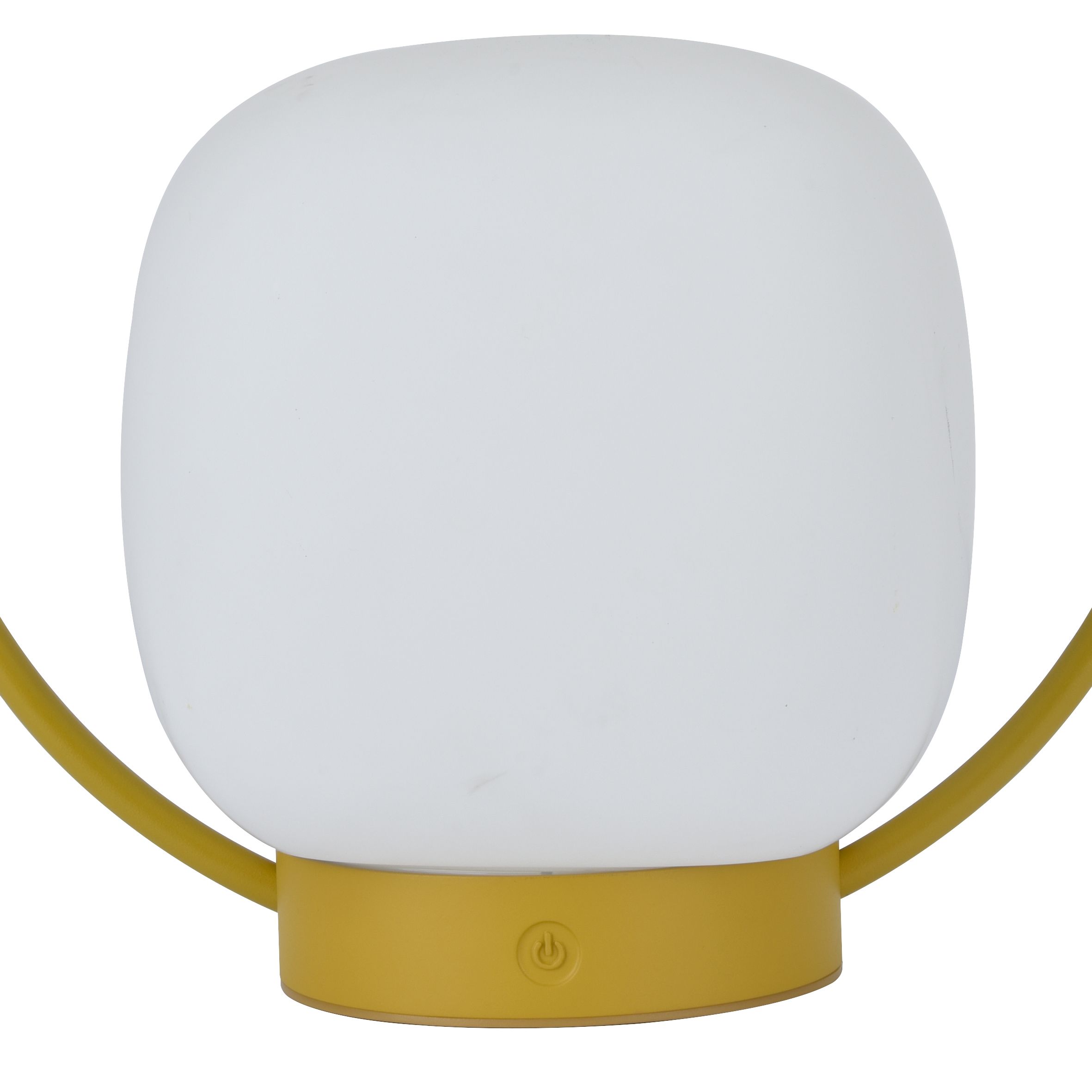 GoodHome Fowey Yellow Battery-powered Neutral white Integrated LED Outdoor Lamp