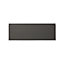 GoodHome Garcinia Gloss anthracite integrated handle Drawer front, bridging door & bi fold door, (W)1000mm (H)356mm (T)19mm