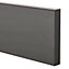 GoodHome Garcinia Gloss anthracite Standard Appliance Filler panel (H)115mm (W)597mm