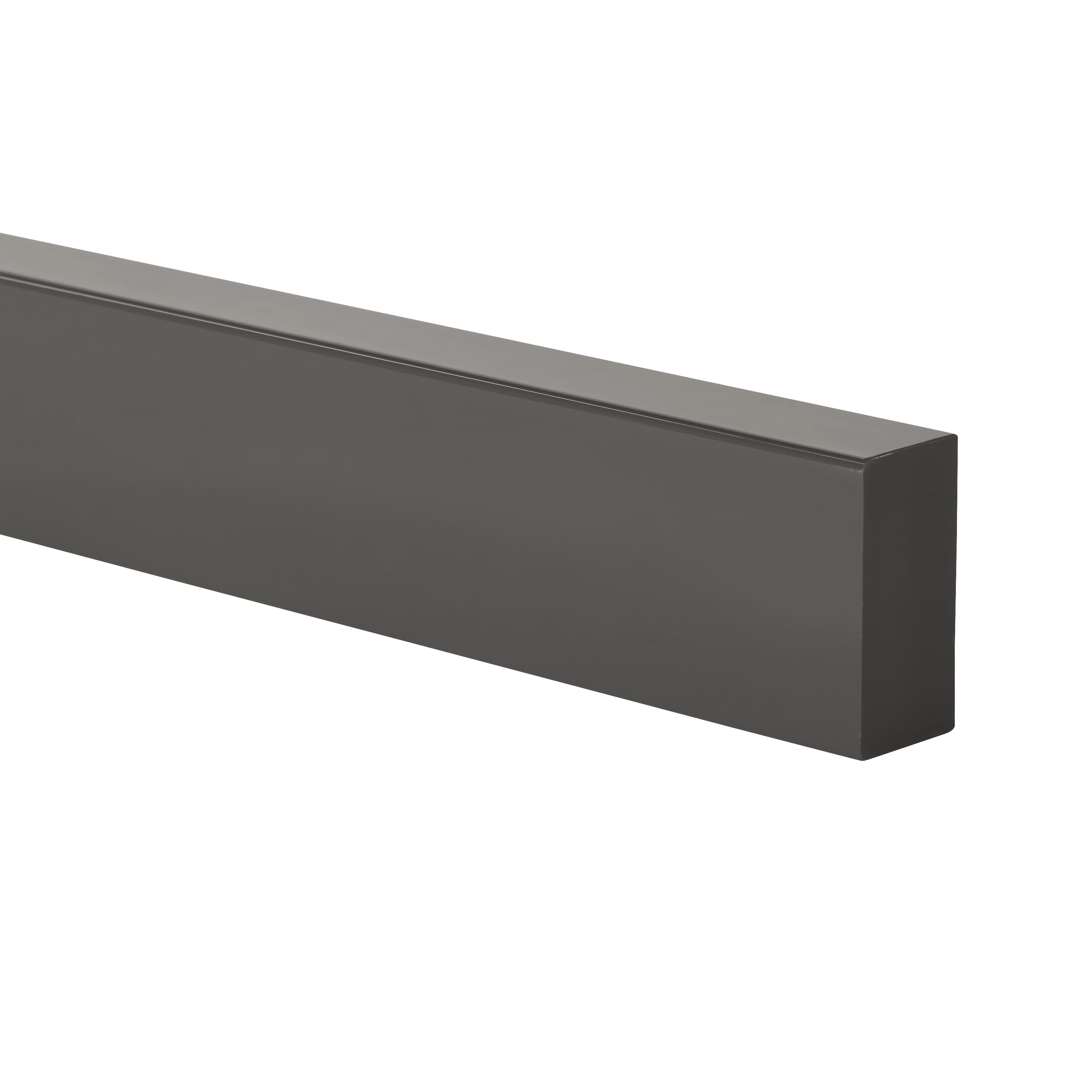 GoodHome Garcinia Gloss anthracite Standard Appliance Filler panel (H)58mm (W)597mm