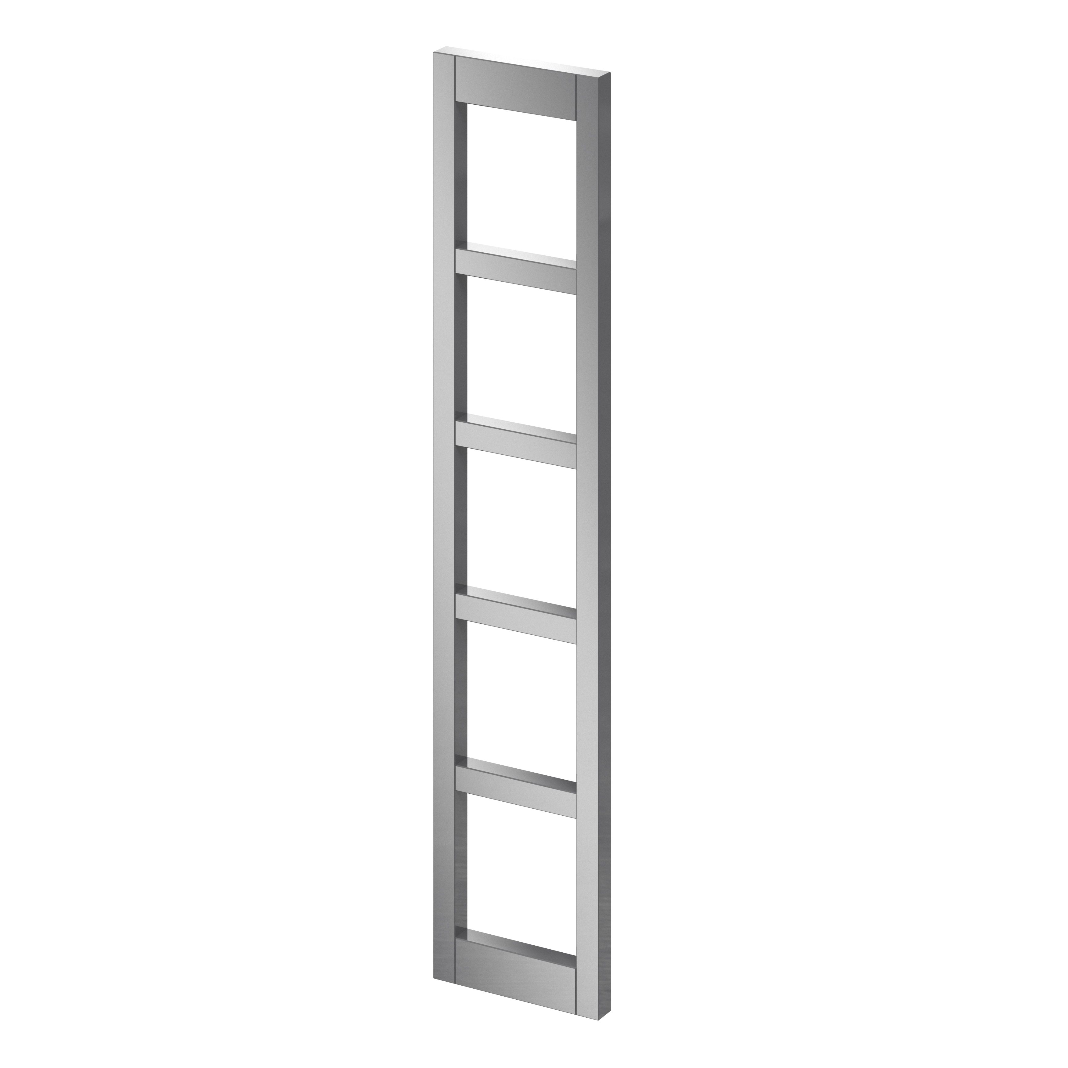 GoodHome Garcinia Gloss Anthracite Wine rack fascia, (H)715mm (W)147mm
