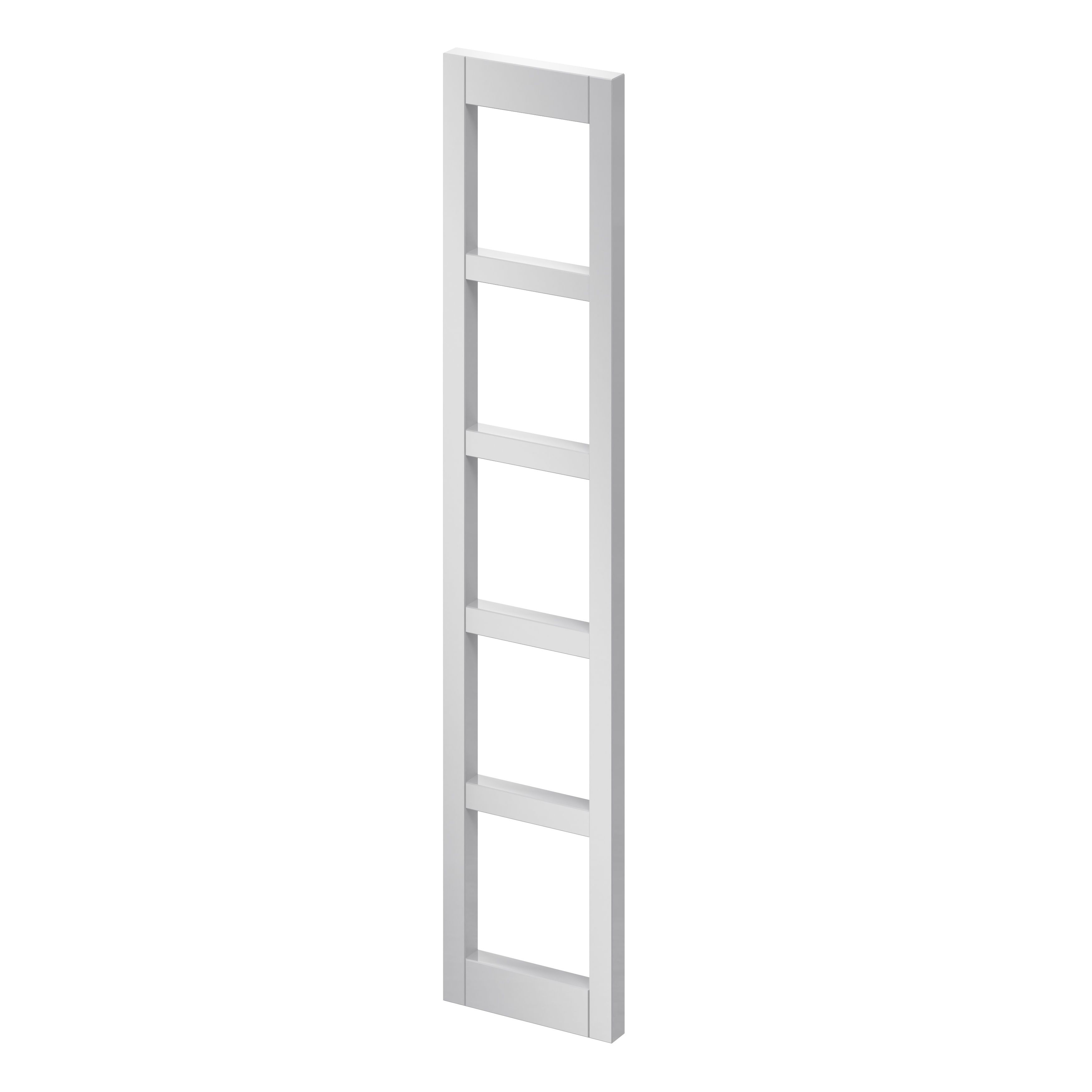 GoodHome Garcinia Gloss Grey Wine rack fascia, (H)715mm (W)147mm