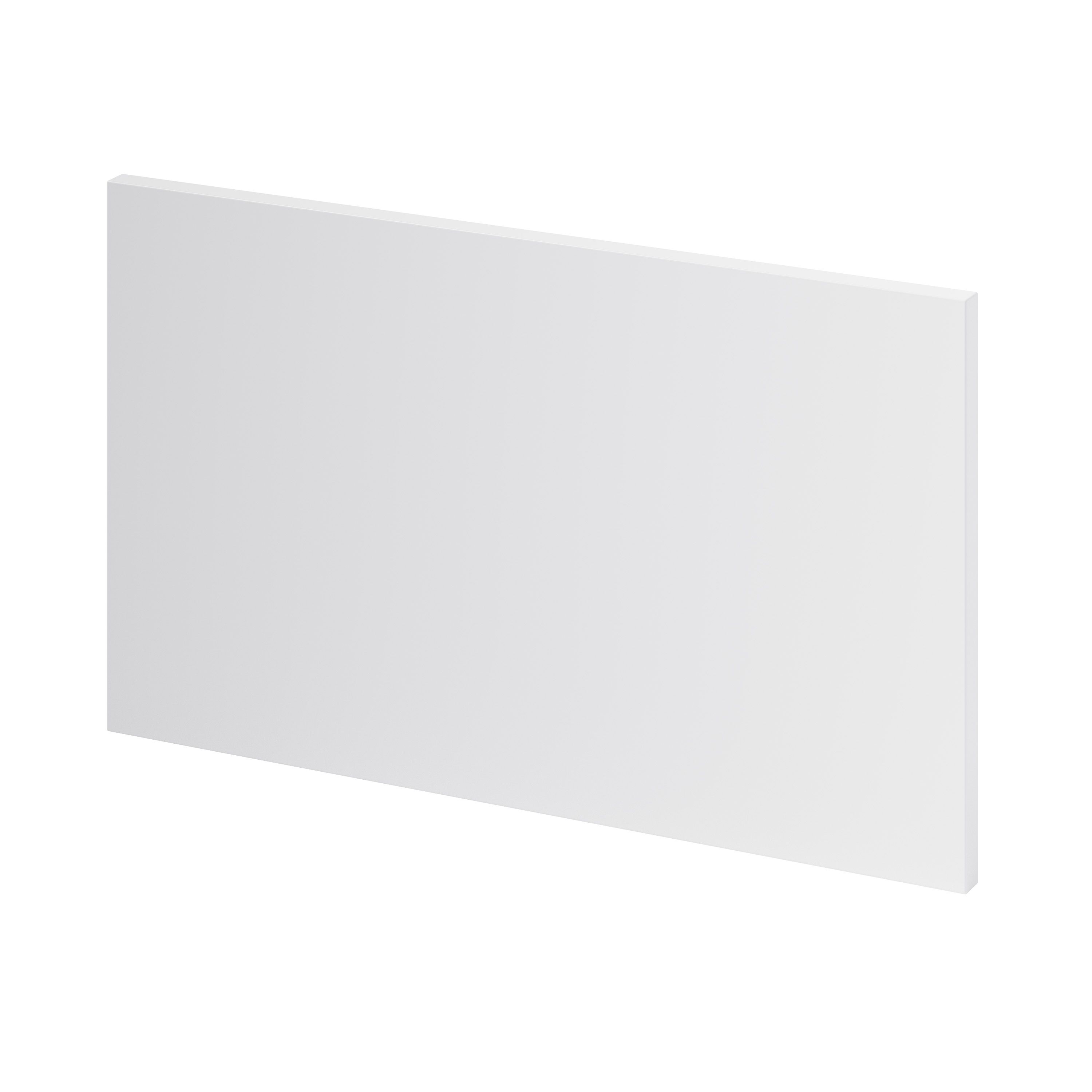 GoodHome Garcinia Gloss light grey Bi-fold Cabinet door (W)600mm (H)356mm (T)19mm