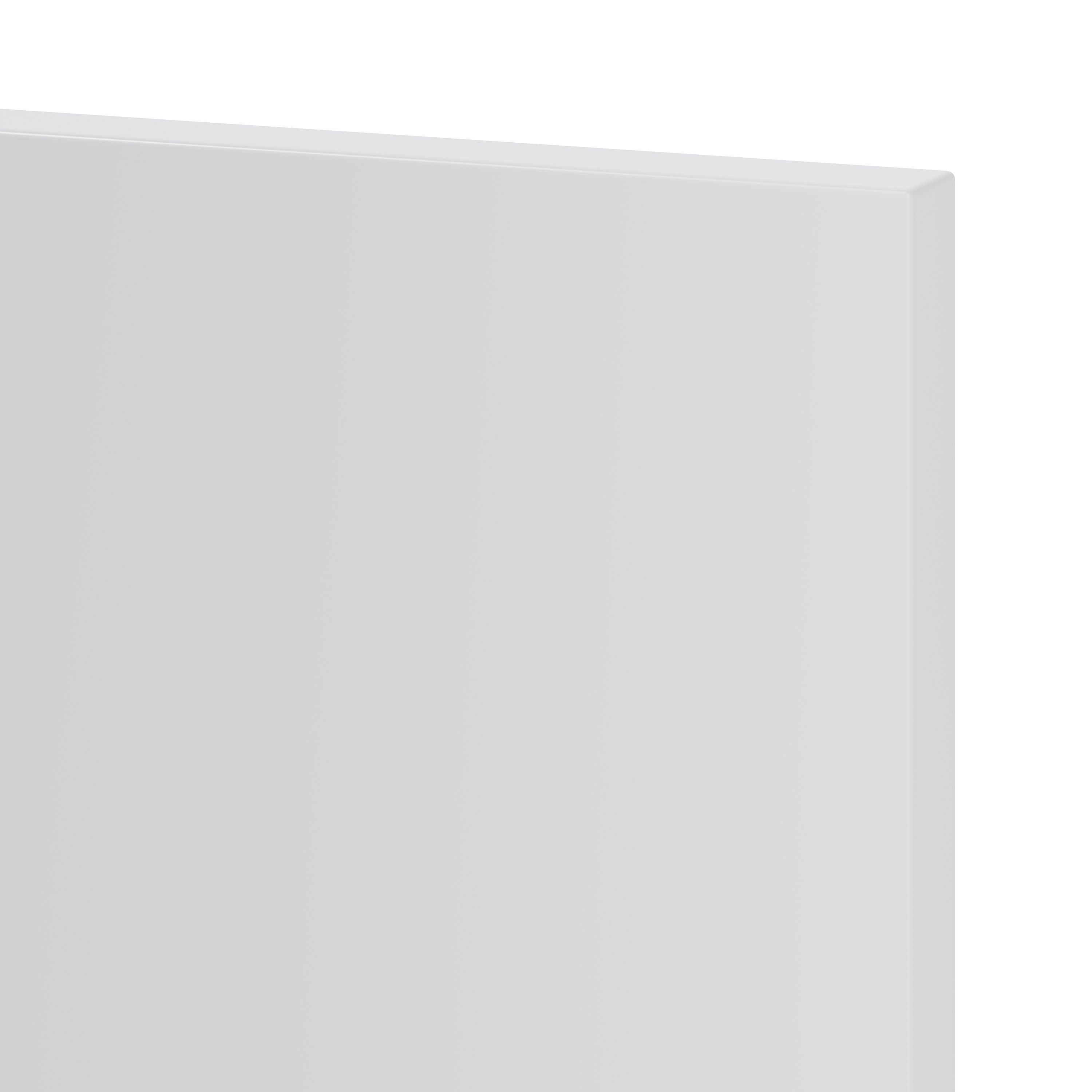 GoodHome Garcinia Gloss light grey Bi-fold Cabinet door (W)800mm (H)356mm (T)19mm