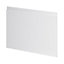 GoodHome Garcinia Gloss light grey integrated handle Appliance Cabinet door (W)600mm (H)453mm (T)19mm