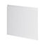 GoodHome Garcinia Gloss light grey integrated handle Appliance Cabinet door (W)600mm (H)543mm (T)19mm