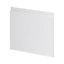 GoodHome Garcinia Gloss light grey integrated handle Drawer front, bridging door & bi fold door, (W)400mm (H)356mm (T)19mm