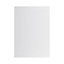 GoodHome Garcinia Gloss light grey integrated handle Highline Cabinet door (W)500mm (H)715mm (T)19mm