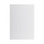 GoodHome Garcinia Gloss light grey integrated handle Tall appliance Cabinet door (W)600mm (H)867mm (T)19mm