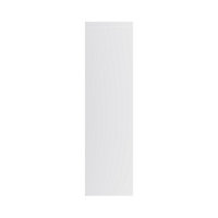 GoodHome Garcinia Gloss light grey integrated handle Tall wall Cabinet door (W)250mm (H)895mm (T)19mm
