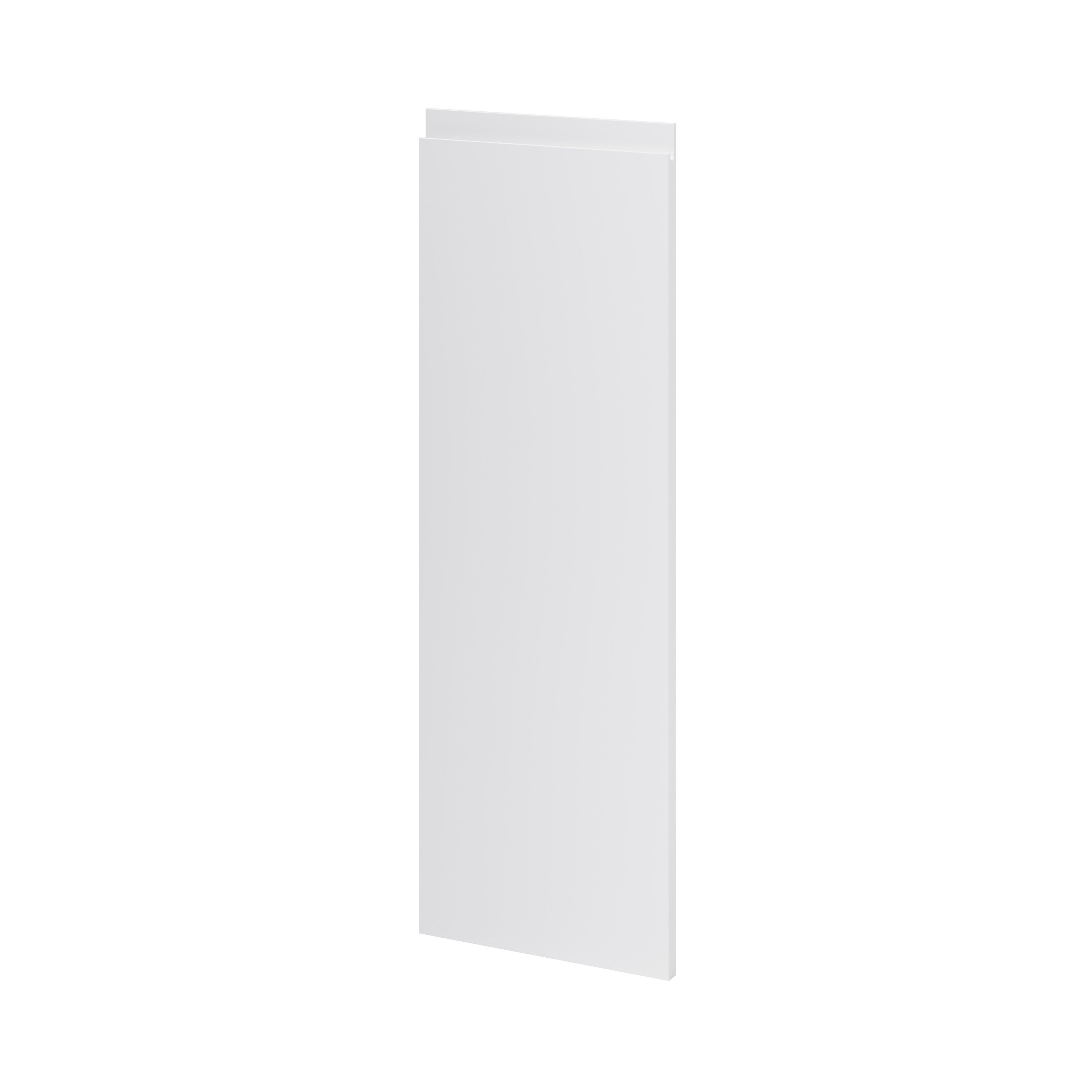 GoodHome Garcinia Gloss light grey integrated handle Tall wall Cabinet door (W)300mm (H)895mm (T)19mm