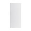 GoodHome Garcinia Gloss light grey integrated handle Tall wall Cabinet door (W)400mm (H)895mm (T)19mm