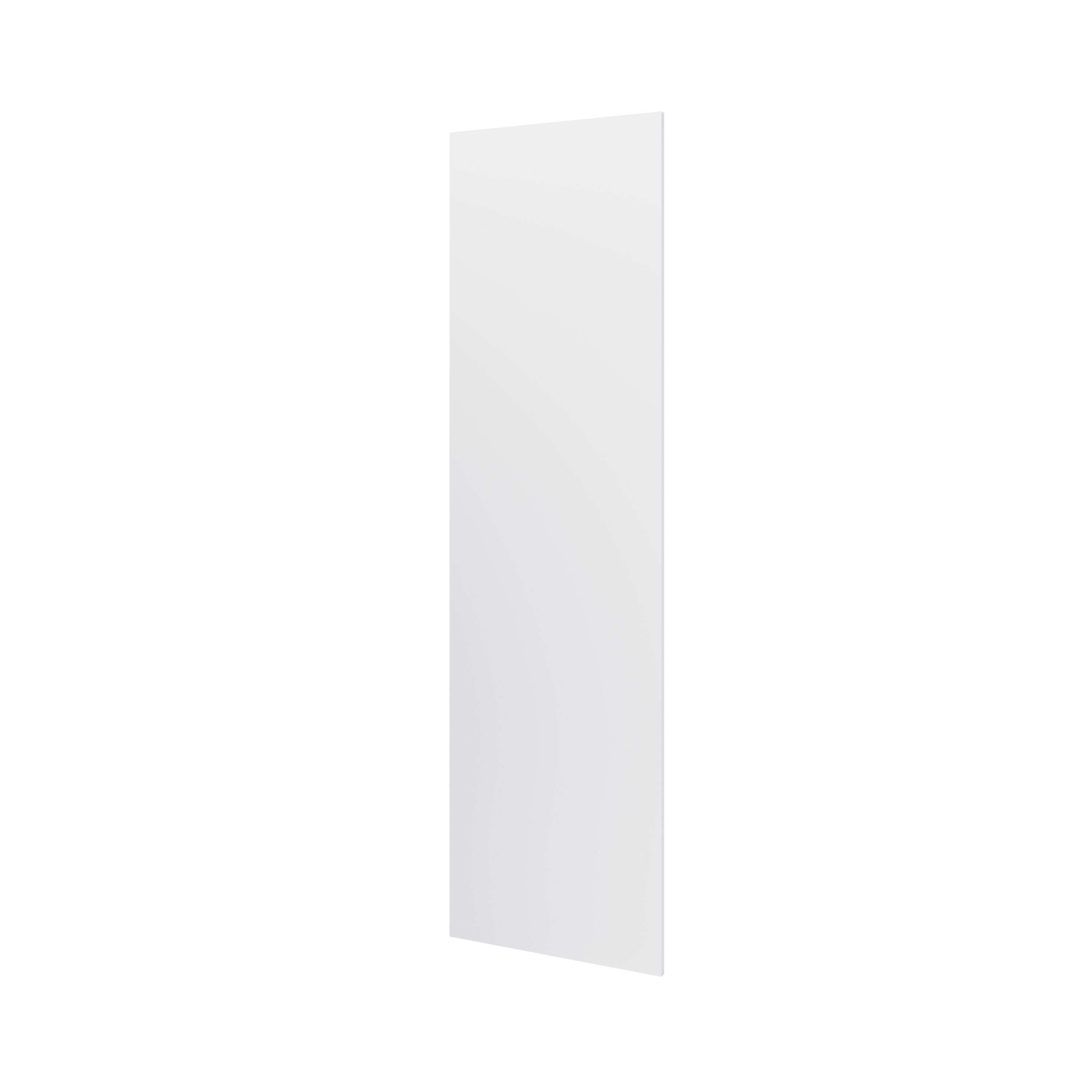 GoodHome Garcinia Gloss light grey slab End panel (H)2010mm (W)570mm