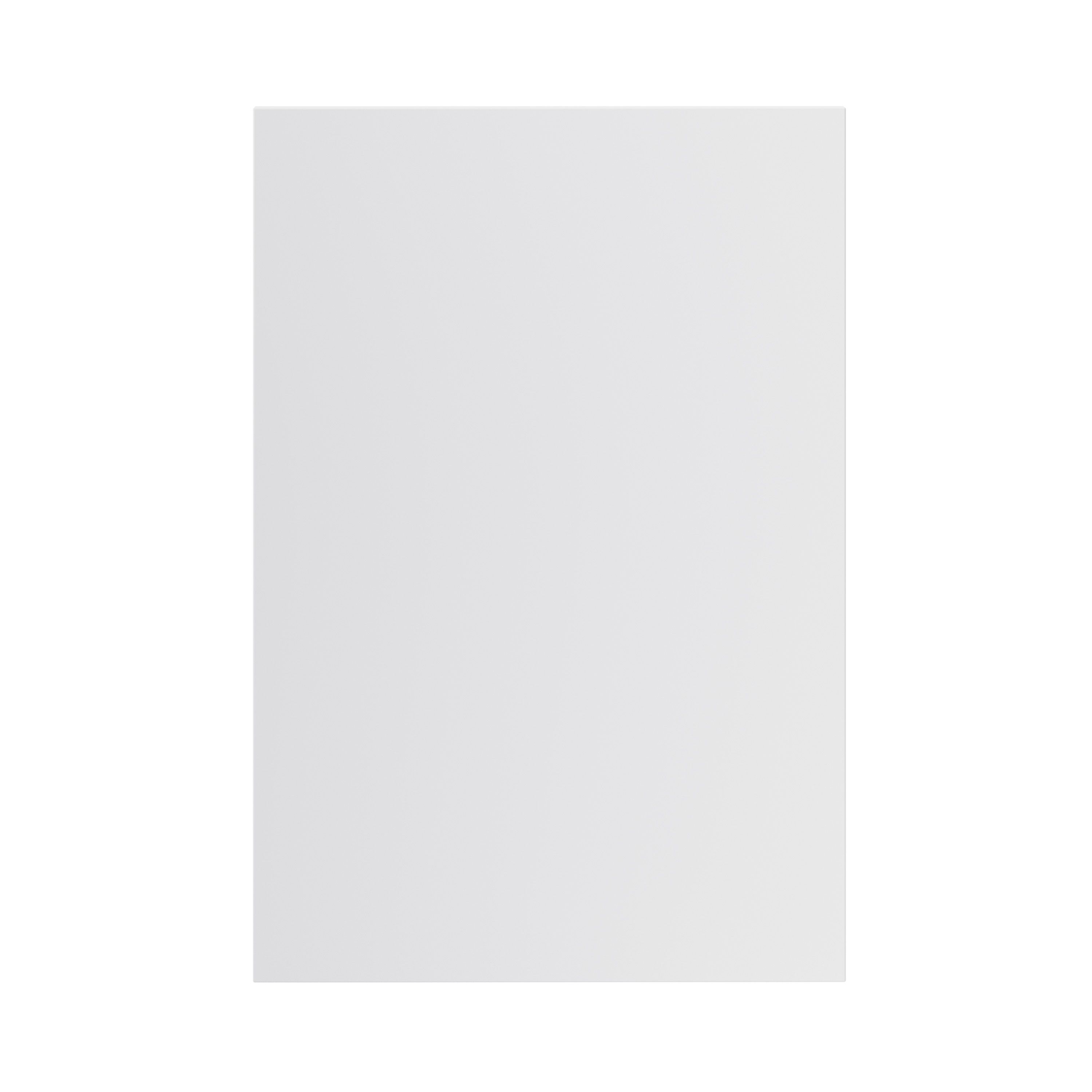 GoodHome Garcinia Gloss light grey slab End panel (H)870mm (W)590mm