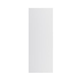 GoodHome Garcinia Gloss light grey slab End panel (H)960mm (W)360mm