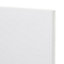 GoodHome Garcinia Gloss white integrated handle Bi-fold Cabinet door (W)800mm (H)356mm (T)19mm