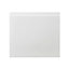 GoodHome Garcinia Gloss white integrated handle Bridging Drawer front, bridging door & bi fold door, (W)400mm (H)356mm (T)19mm