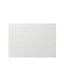 GoodHome Garcinia Gloss white integrated handle Drawer front, bridging door & bi fold door, (W)500mm (H)356mm (T)19mm