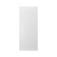 GoodHome Garcinia Gloss white integrated handle Highline Cabinet door (W)300mm (H)715mm (T)19mm