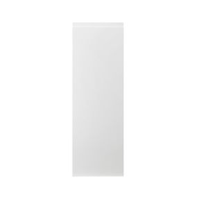 GoodHome Garcinia Gloss white integrated handle Tall wall Cabinet door (W)300mm (H)895mm (T)19mm