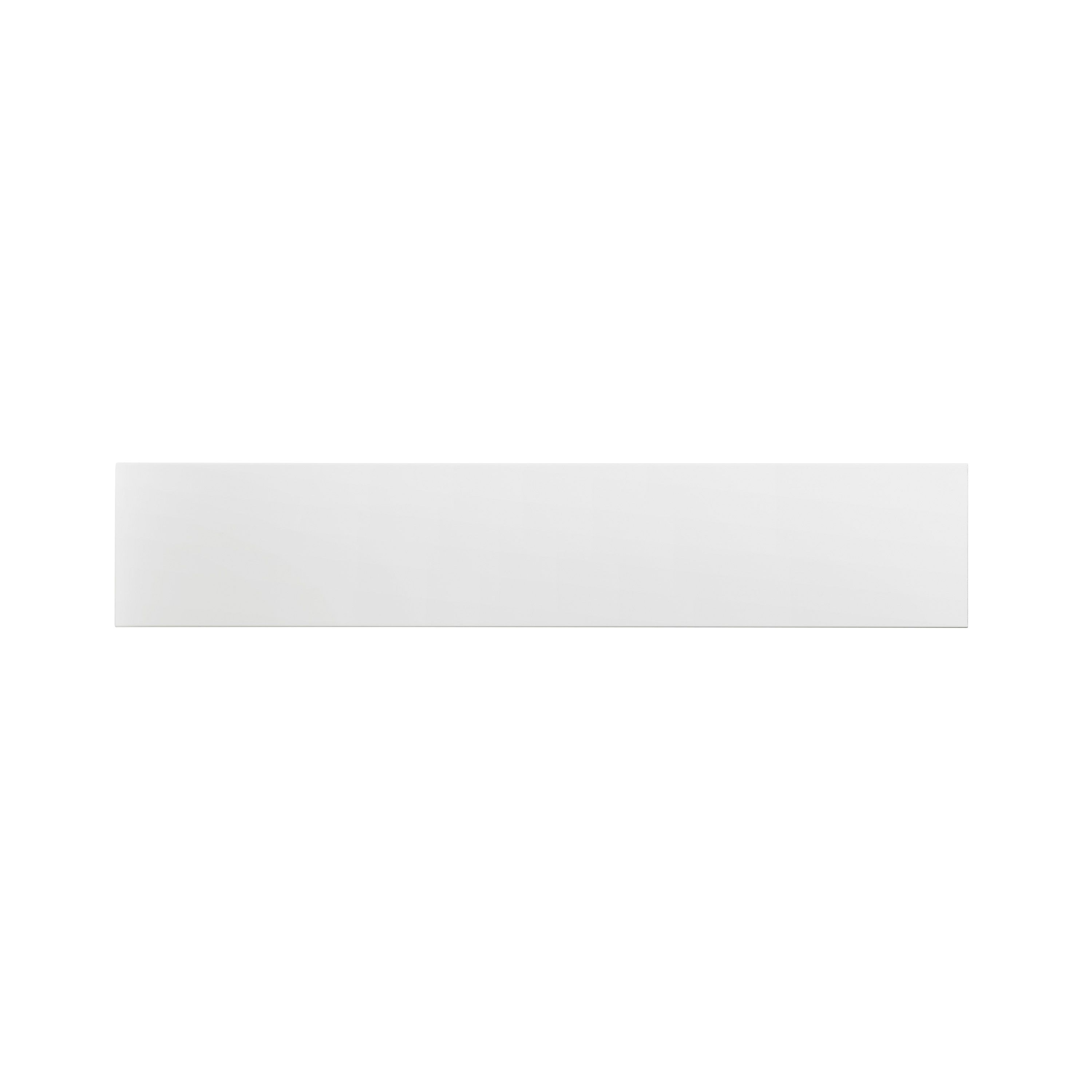 GoodHome Garcinia Gloss white Standard Appliance Filler panel (H)115mm (W)597mm