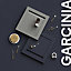 GoodHome Garcinia Matt Grey Cornice & pelmet, (L)2400mm (H)35mm