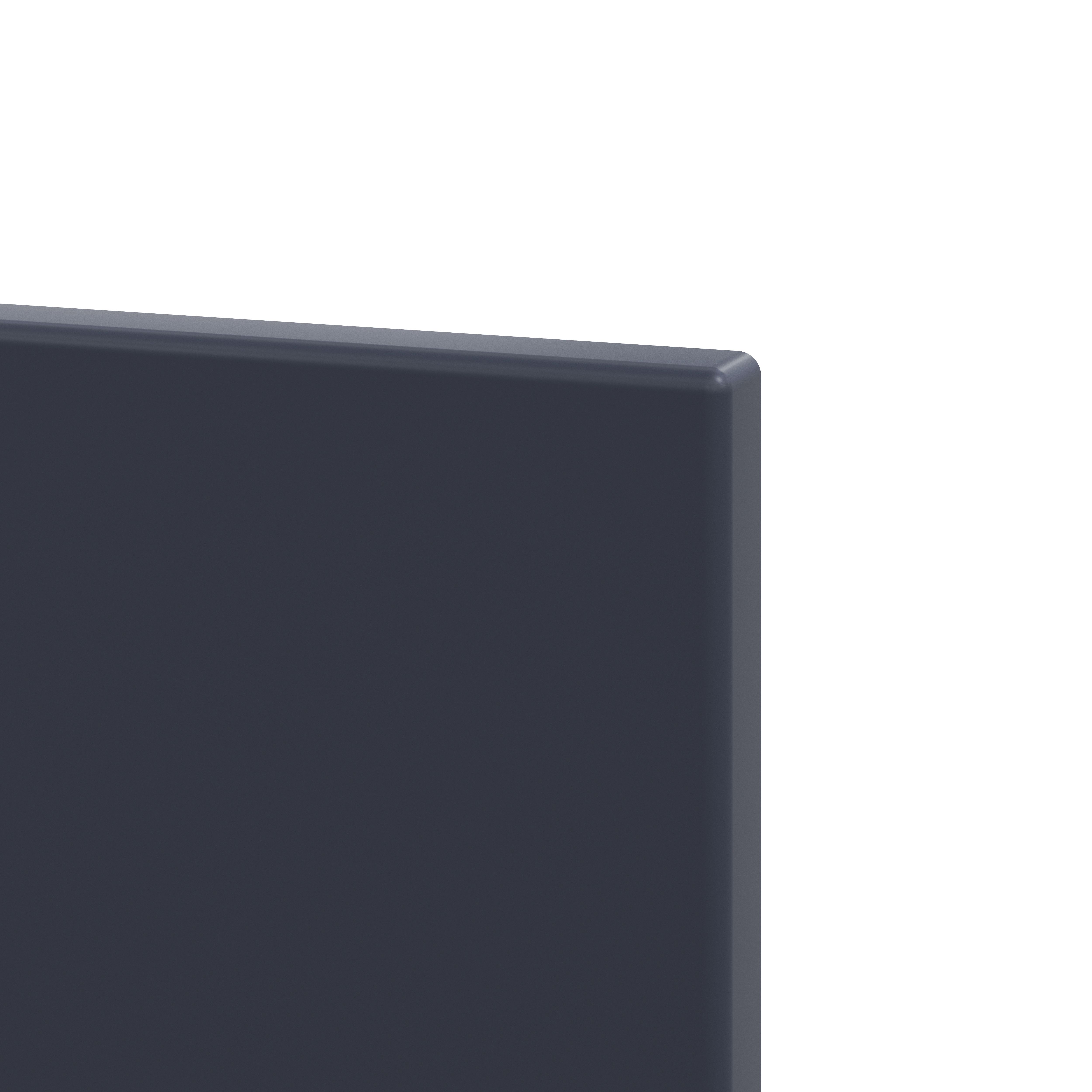 GoodHome Garcinia Matt Navy blue Breakfast bar back panel (H)890mm (W)2000mm