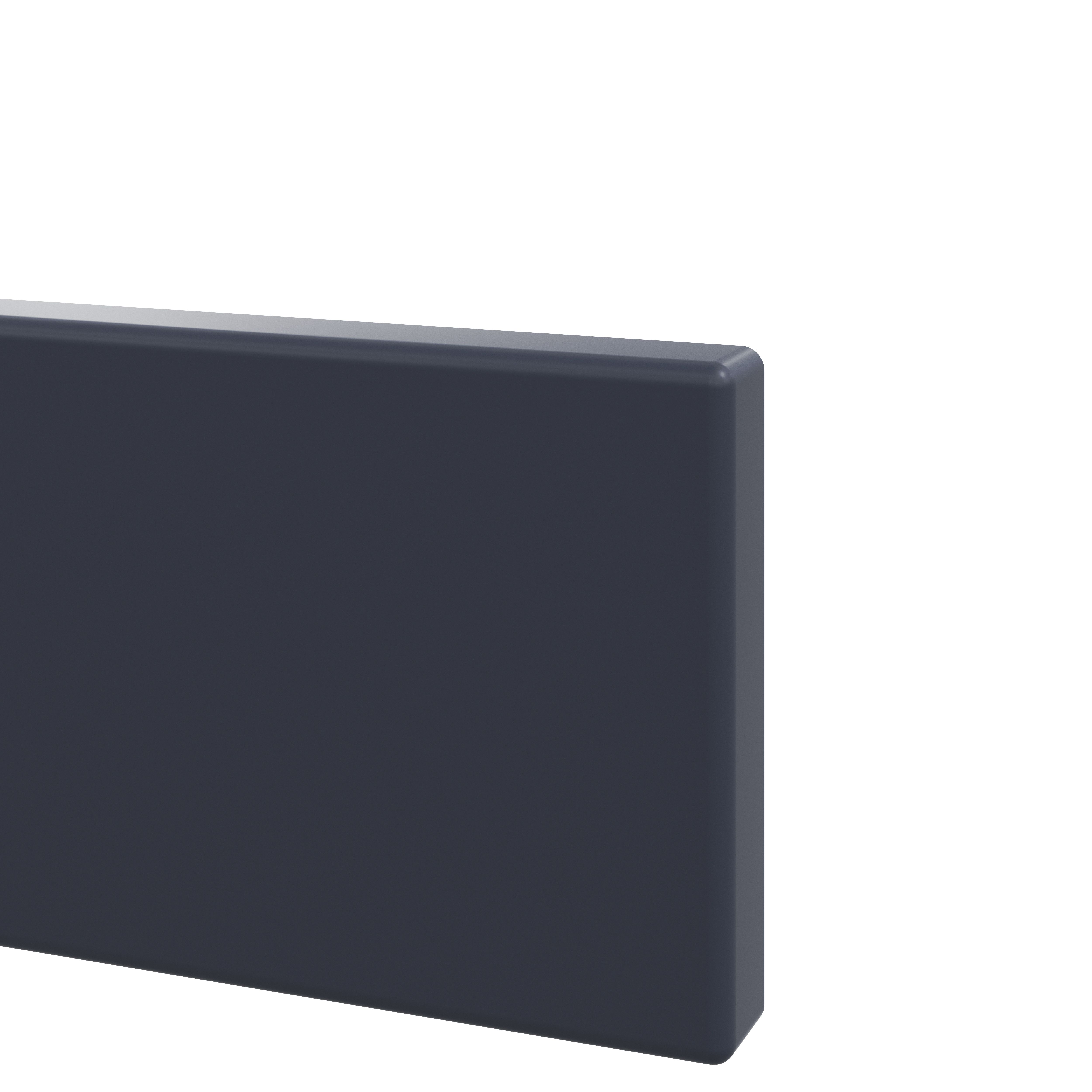 GoodHome Garcinia Matt Navy blue shaker Cabinet door (H)115mm (T)20mm