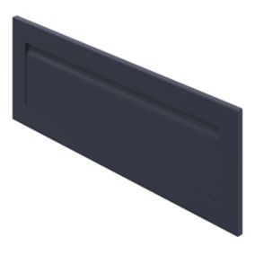 GoodHome Garcinia Matt navy blue shaker Drawer front, bridging door & bi fold door, (W)1000mm (H)356mm (T)20mm