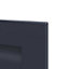 GoodHome Garcinia Matt navy blue shaker Drawer front, bridging door & bi fold door, (W)1000mm (H)356mm (T)20mm