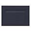 GoodHome Garcinia Matt navy blue shaker Drawer front, bridging door & bi fold door, (W)500mm (H)356mm (T)20mm